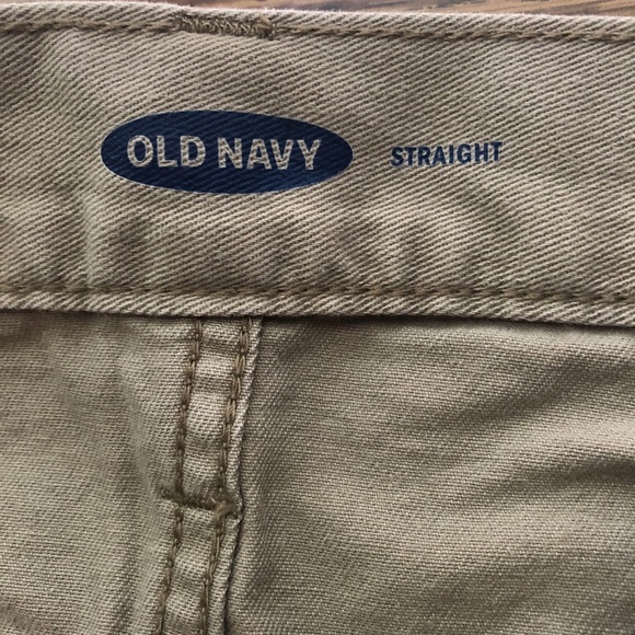 Old Navy straight leg khaki pants - Picture 3 of 4